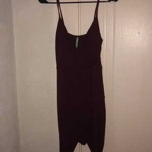 Maroon dress